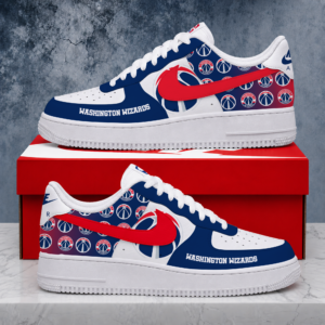 Limited Edition- Customized NBA Washington Wizards Air Force 1 Sneakers