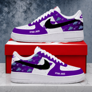 Limited Edition- Customized NBA Utah Jazz Air Force 1 Sneakers