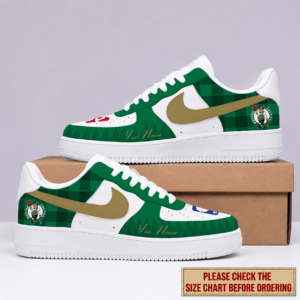 Limited Edition – Customized NBA Boston Celtics Air Force 1 Sneakers