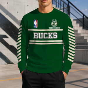 Limited Edition – Customized NBA Milwaukee Bucks Unisex Sweatshirt