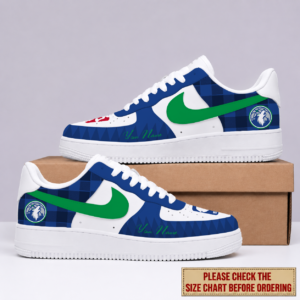 Limited Edition – Customized NBA Minnesota Timberwolves Air Force 1 Sneakers