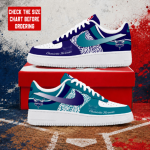 Limited Edition – Customized NBA Charlotte Hornets Air Force 1 Sneakers