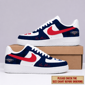Limited Edition – Customized NBA New Orleans Pelicans Air Force 1 Sneakers