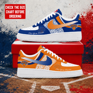 Limited Edition – Customized NBA New York Knicks Air Force 1 Sneakers