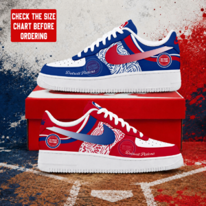 Limited Edition – Customized NBA Detroit Pistons Air Force 1 Sneakers