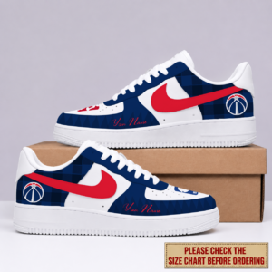 Limited Edition – Customized NBA Washington Wizards Air Force 1 Sneakers