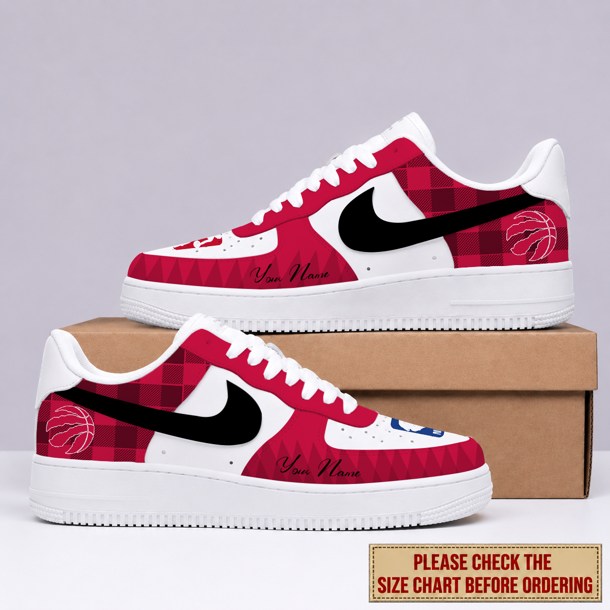 Limited Edition – Customized NBA Toronto Raptors Air Force 1 Sneakers