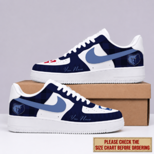 Limited Edition – Customized NBA Memphis Grizzlies Air Force 1 Sneakers