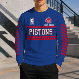 Limited Edition – Customized NBA Detroit Pistons Unisex Sweatshirt