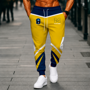 Limited Edition – Customized NCAA Michigan Wolverines Sweatpants