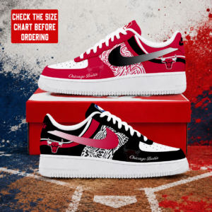 Limited Edition – Customized NBA Chicago Bulls Air Force 1 Sneakers