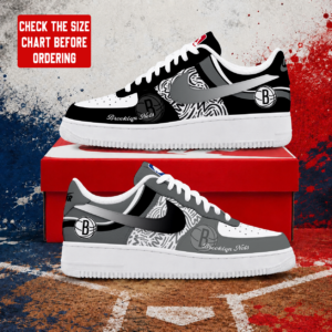Limited Edition – Customized NBA Brooklyn Nets Air Force 1 Sneakers