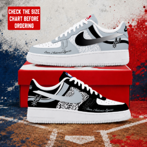 Limited Edition – Customized NBA San Antonio Spurs Air Force 1 Sneakers