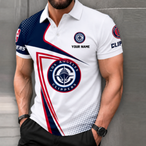 Limited Edition – Customized NBA Los Angeles Clippers Polo Shirt