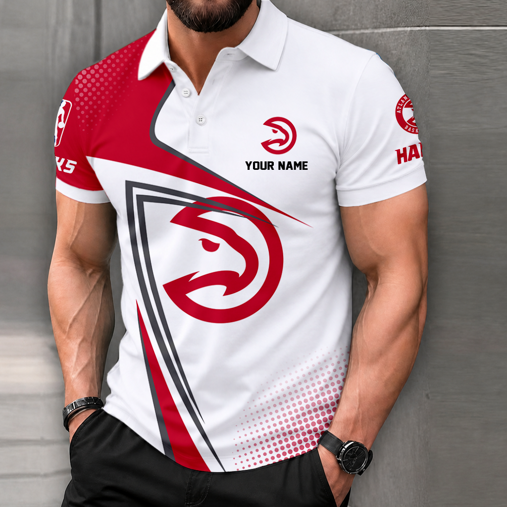Limited Edition – Customized NBA Atlanta Hawks Polo Shirt