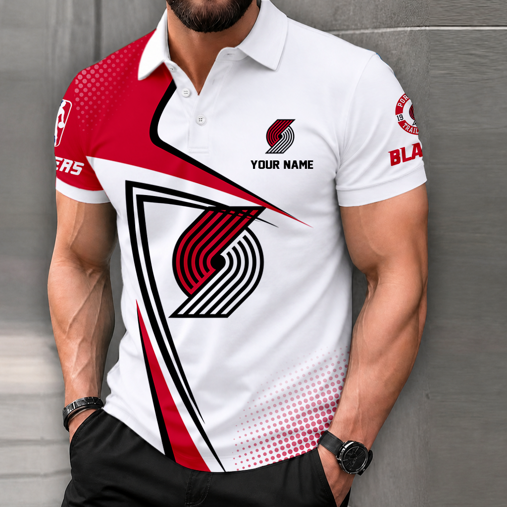 Limited Edition – Customized NBA Portland Trail Blazers Polo Shirt