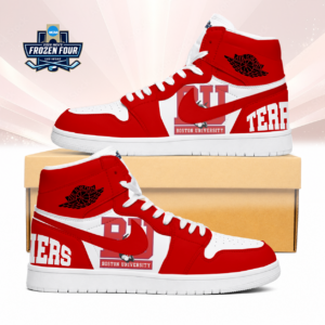 Limited Edition – Customized Ncaa Boston University Terriers Air Jordan 1 Sneakers