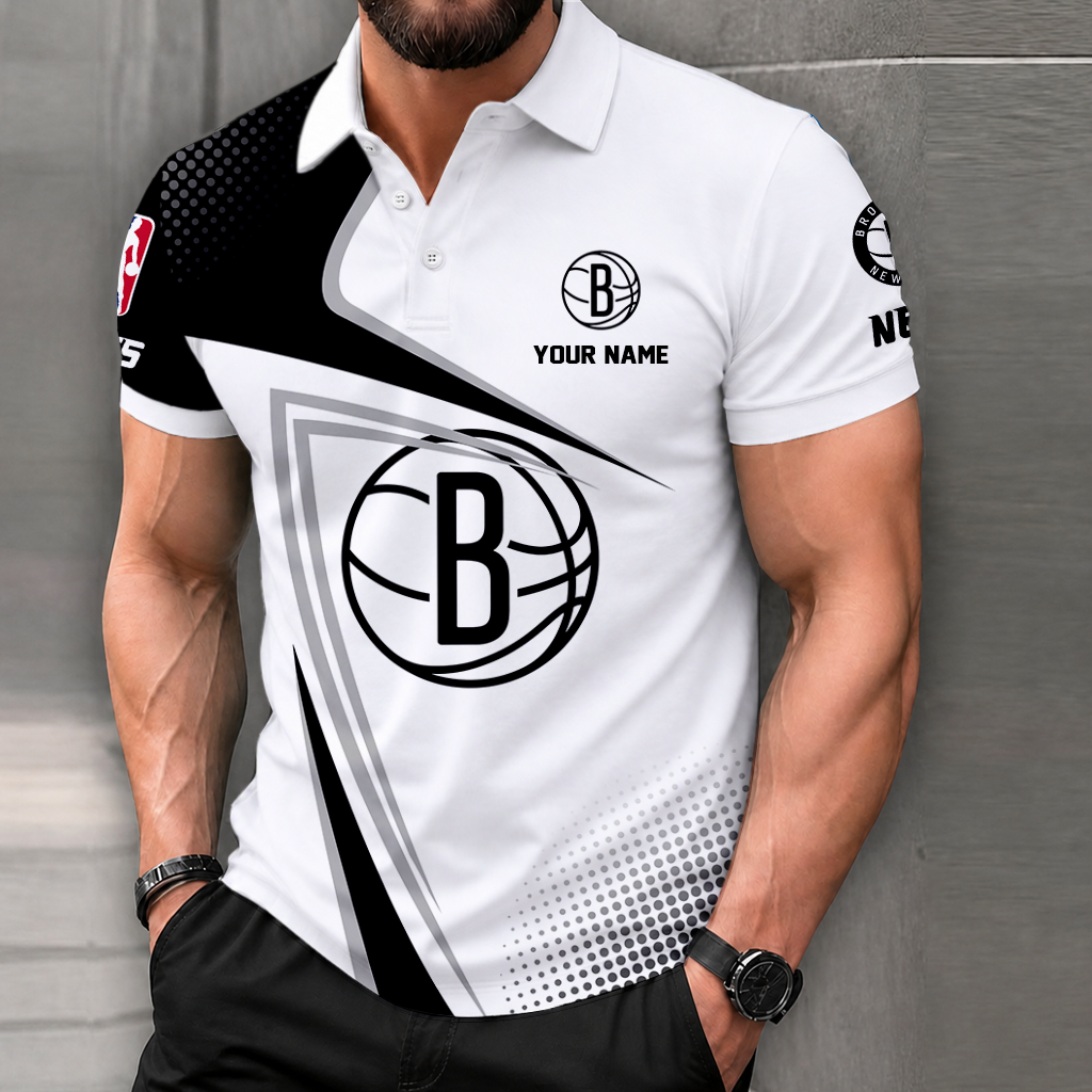 Limited Edition – Customized NBA Brooklyn Nets Polo Shirt