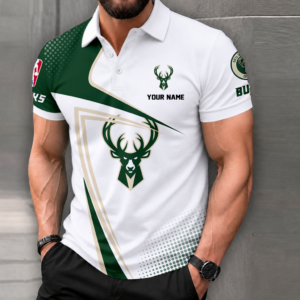 Limited Edition – Customized NBA Milwaukee Bucks Polo Shirt