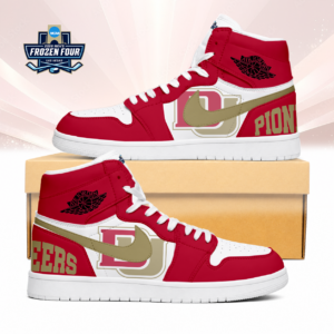 Limited Edition – Customized Ncaa Denver Pioneers Air Jordan 1 Sneakers