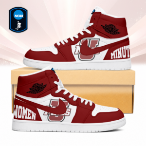 Limited Edition – Customized NCAA Umass Minutewomen Air Jordan 1 Sneakers