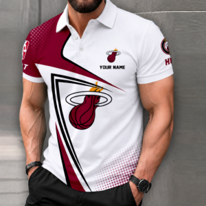 Limited Edition – Customized NBA Miami Heat Polo Shirt