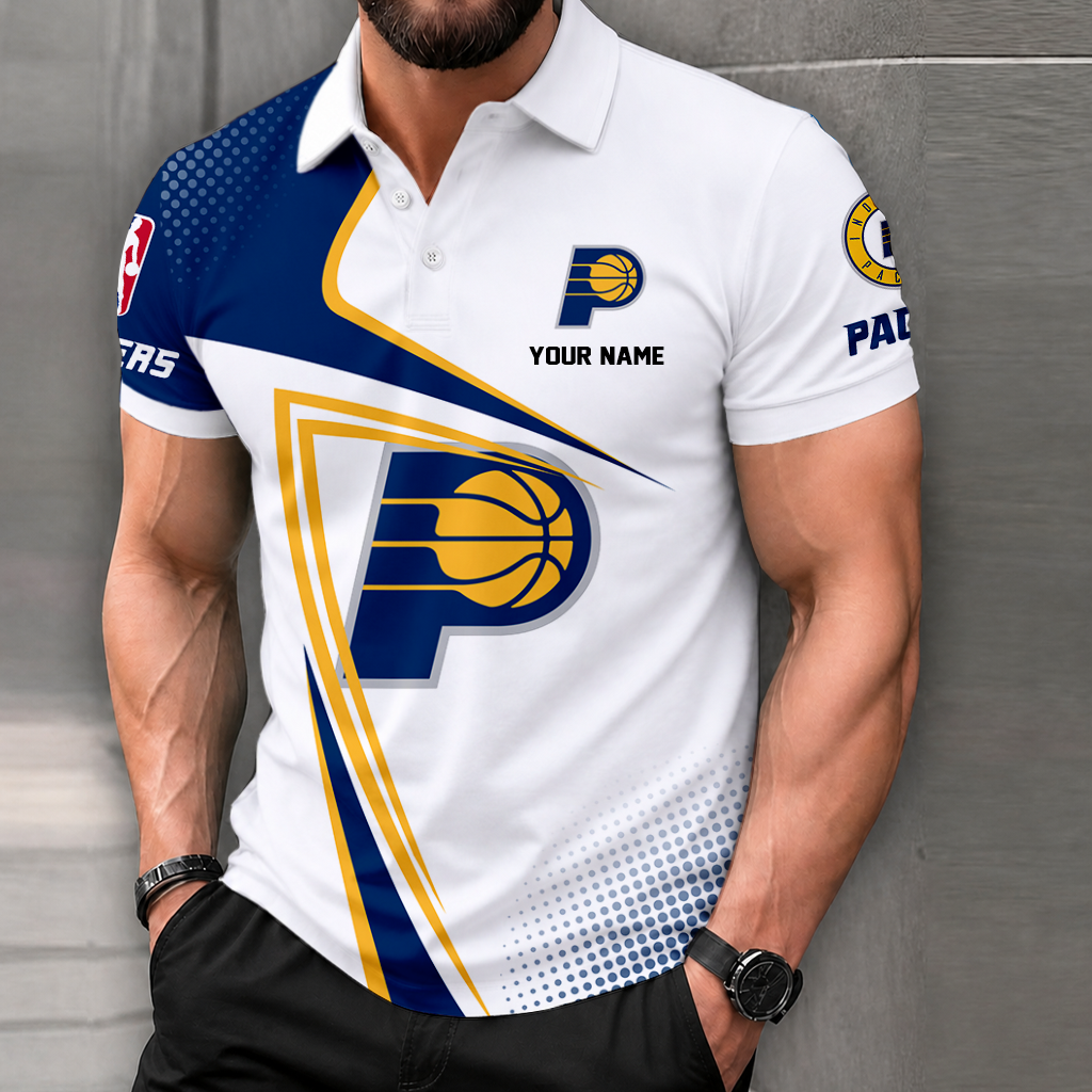 Limited Edition – Customized NBA Indiana Pacers Polo Shirt