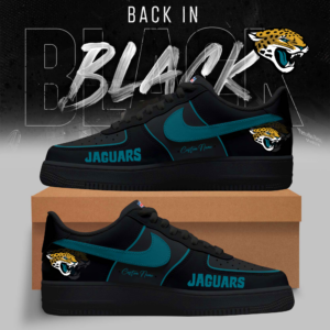 Limited Edition – Customized NFL Jacksonville Jaguars Air Force 1 Sneakers