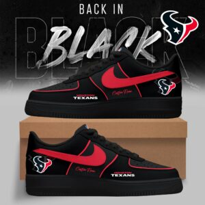 Limited Edition – Customized NFL Houston Texans Air Force 1 Sneakers