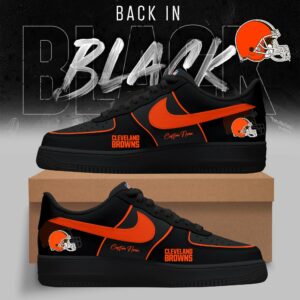 Limited Edition – Customized NFL Cleveland Browns Air Force 1 Sneakers