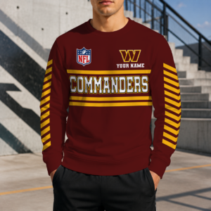 Limited Edition – Customized NFL Washington Commanders Unisex Sweatshirt