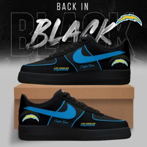 Limited Edition – Customized NFL Los Angeles Chargers Air Force 1 Sneakers
