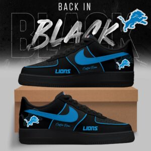 Limited Edition – Customized NFL Detroit Lions Air Force 1 Sneakers