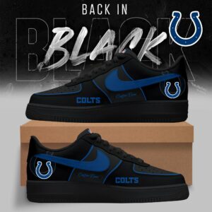 Limited Edition – Customized NFL Indianapolis Colts Air Force 1 Sneakers