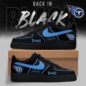 Limited Edition – Customized NFL Tennessee Titans Air Force 1 Sneakers