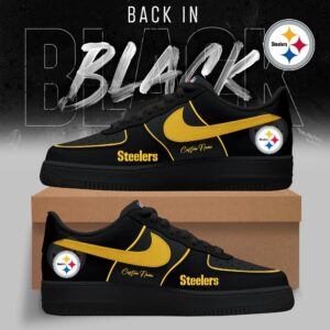 Limited Edition – Customized NFL Pittsburgh Steelers Air Force 1 Sneakers