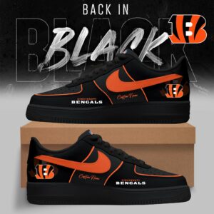 Limited Edition – Customized NFL Cincinnati Bengals Air Force 1 Sneakers