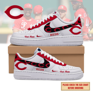 Limited Edition – Customized MLB Cincinnati Reds Air Force 1 Shoes