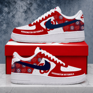 Limited Edition – Customized MLB Washington Nationals Air Force 1 Shoes