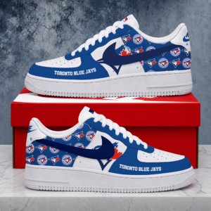Limited Edition – Customized MLB Toronto Blue Jays Air Force 1 Shoes