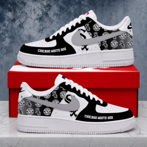 Limited Edition – Customized MLB Chicago White Sox Air Force 1 Shoes