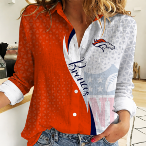 Limited Edition – Customized NFL Denver Broncos Women Casual Shirt