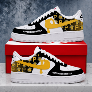 Limited Edition – Customized MLB Pittsburgh Pirates Air Force 1 Shoes