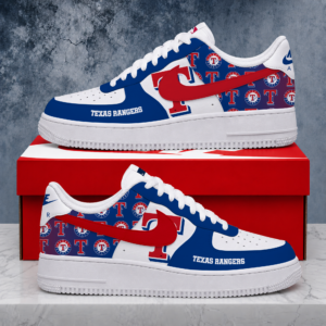 Limited Edition – Customized MLB Texas Rangers Air Force 1 Shoes