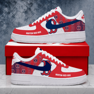 Limited Edition – Customized MLB Boston Red Sox Air Force 1 Shoes