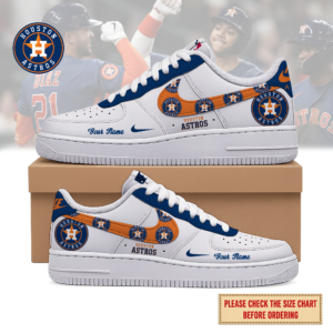 Limited Edition – Customized MLB Houston Astros Air Force 1 Shoes