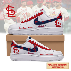 Limited Edition – Customized MLB St. Louis Cardinals Air Force 1 Shoes