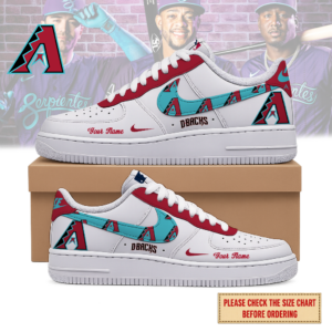 Limited Edition – Customized MLB Arizona Diamondbacks Air Force 1 Shoes