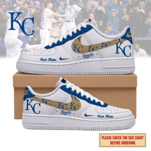 Limited Edition – Customized MLB Kansas City Royals Air Force 1 Shoes