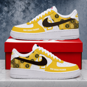 Limited Edition – Customized MLB San Diego Padres Air Force 1 Shoes